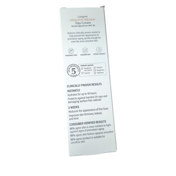 Cetaphil Healthy Renew Day Cream Broad Spectrum SPF 30 1.7oz./48g New In Box - Picture 2 of 5